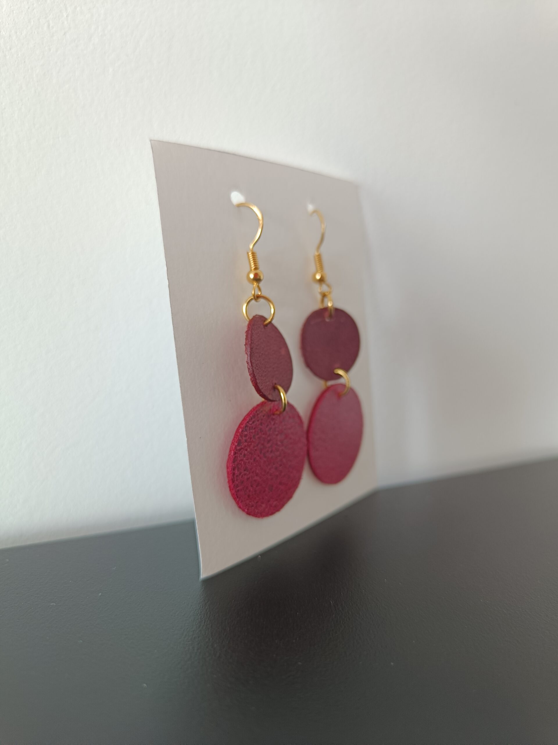 Boucles d'oreilles en cuir – Image 8
